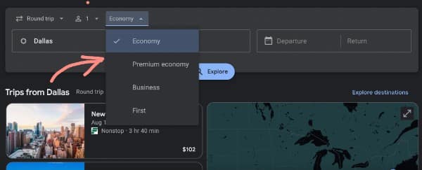 Customize your search preferences - Google Flights